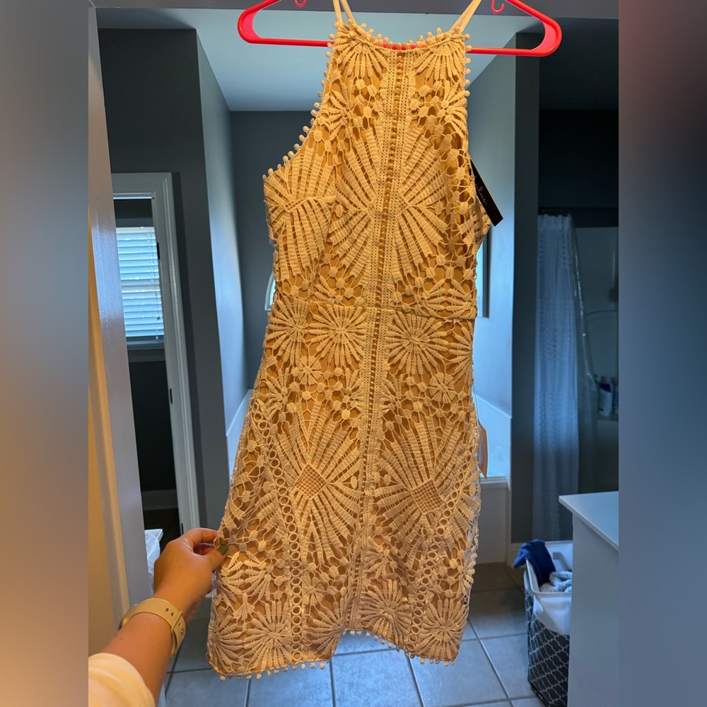 Lulus white strappy dress